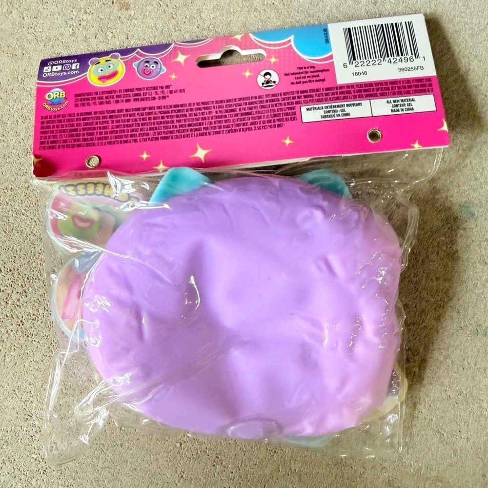 Smushers Face Swap Squeezy Fidget Toy Purple Viral Squishy ORB Curiosities NEW - Picture 4 of 4
